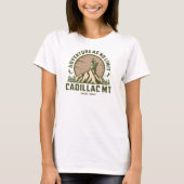 Retro Cadillac Mountain Hike Sunset T-shirt (Voorkant)