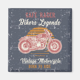 Retro Cafe Racer Magneet