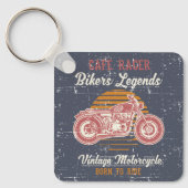 Retro Cafe Racer Sleutelhanger (Voorkant)