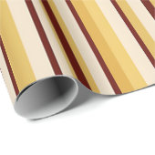 Retro Café Streep Verpakking Cadeaupapier (Rol Hoek)