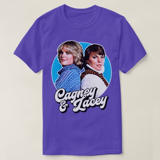 Retro Cagney Lacey Tribute T-shirt (Design voorkant)
