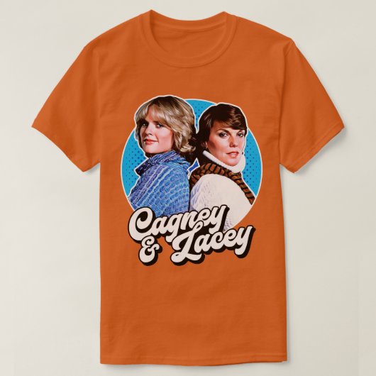 Retro Cagney Lacey Tribute T-shirt (Design voorkant)