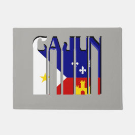 Retro Cajun Acadiana Flag Louisiana Deuren Mat
