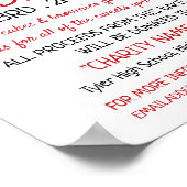 Retro Cake Design, Charity Bake Sale Event Advert Poster (Hoek)