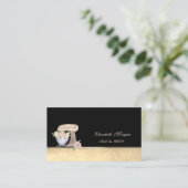 Retro Cake Mixer Bokeh Snoepjes Bakkerij Visitekaartje (Staand voorkant)