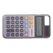  Retro Calculator iCalculate iPhone 7 Hoesje (Achterkant (Horizontaal))
