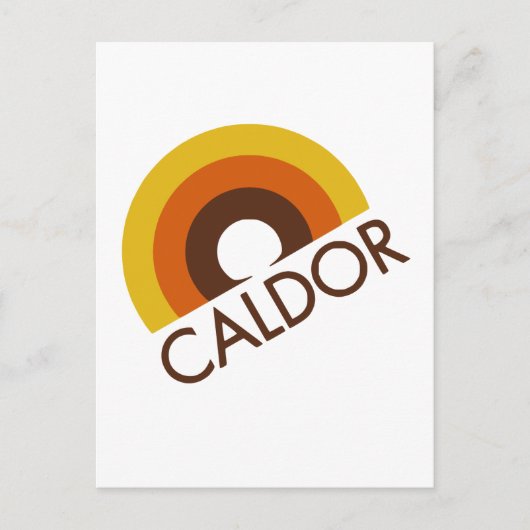 Retro Caldor Department Store Logo Briefkaart (Voorkant)