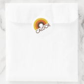 Retro Caldor Department Store Logo Ronde Sticker (Tas)