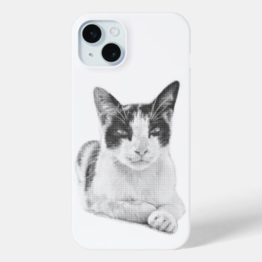 Retro Calico Halftone Case-Mate iPhone Case (Achterkant)