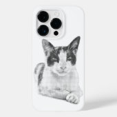 Retro Calico Halftone Case-Mate iPhone Case (Achterkant)