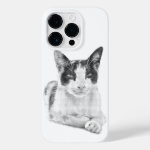Retro Calico Halftone Case-Mate iPhone 14 Pro Hoesje