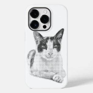 Retro Calico Halftone Case-Mate iPhone 14 Pro Hoesje