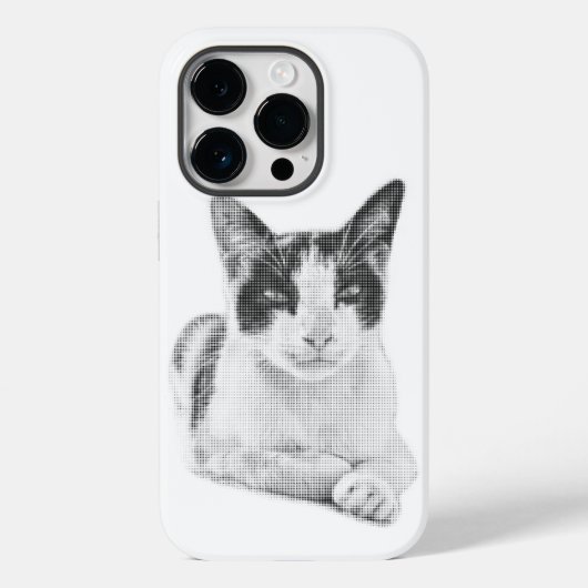 Retro Calico Halftone Case-Mate iPhone Case (Achterkant)