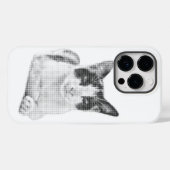 Retro Calico Halftone Case-Mate iPhone Case (Achterkant (horizontaal))