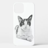 Retro Calico Halftone Case-Mate iPhone Case (Achterkant)