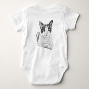 Retro Calico Halftone Romper