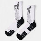 Retro Calico Halftone Sokken (Links)