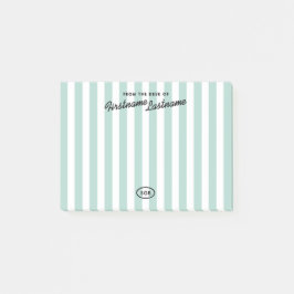 Retro California Hotel Gestreepte Memo Post-it® Notes