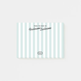 Retro California Hotel Gestreepte Memo Post-it® Notes