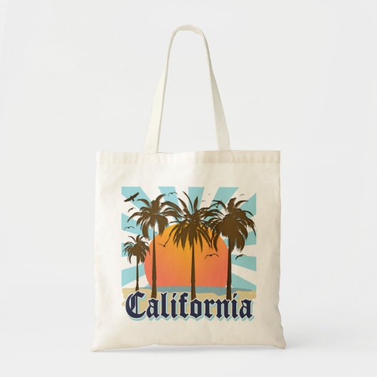 Retro California Logo Graphic Tote Bag (Voorkant)
