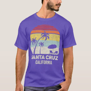 Retro California Santa Cruz Beach Vintage T-shirt