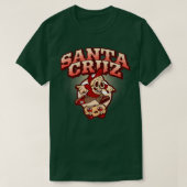 Retro California Skateboarder Santa Cruz T-shirt (Design voorkant)