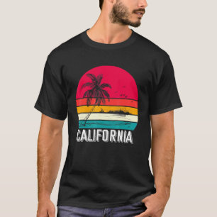 Retro California Surf Beach Cali 70s Venic T-shirt