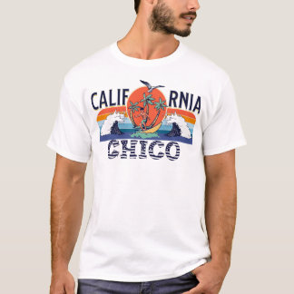 Retro California Surf Beach Chico T-shirt