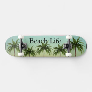 Retro California Surf Droom Zonsondergang Oasis Aa Persoonlijk Skateboard