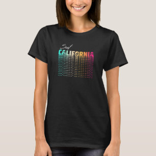 Retro California Surf Strand Cali Venetië Palmzon T-shirt