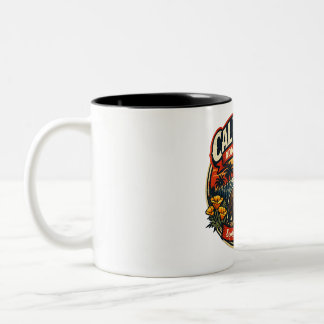 Retro California Toelatingsdag Vintage Beer & Klap Tweekleurige Koffiemok