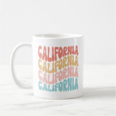 Retro Californië, Golden State Vibes Koffiemok (Links)