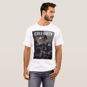 Retro Call of Duty 1 cover art  T-shirt (Voorkant volledig)