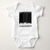 Retro Cambridge Massachusetts Skyline Romper (Voorkant)