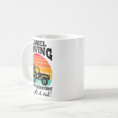 Retro Camel Towing Sarcastic Quotes Life Without M Koffiemok (Voorkant links)