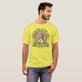 Retro Camelback Mountain Hike Sunset T-shirt (Voorkant volledig)