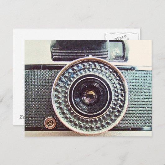Retro camera briefkaart (Voorkant / Achterkant)