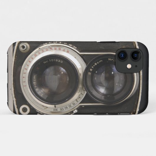 Retro camera Case-Mate iPhone case (Achterkant (horizontaal))