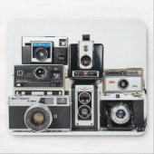 Retro Camera Collectie Muismat (Voorkant)
