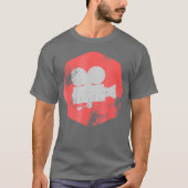 Retro  Camera Director Director Editor Filmmaker T-shirt (Voorkant)