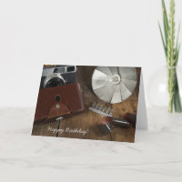 Retro Camera Equipment for Birthday
