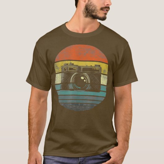 Retro camera fotografie Lover Gift T-shirt (Voorkant)