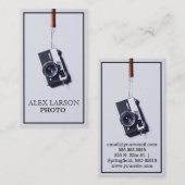 Retro Camera Fotografie Visitekaartje (Voorkant / Achterkant)