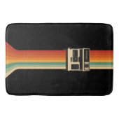Retro camera met regenboogprint badmat (Voorkant)