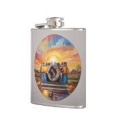 Retro camera op je zak #2 heupfles (Links)