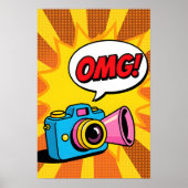 Retro Camera Pop Art Poster (Voorkant)