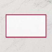 Retro camera roze Floral Fotograaf Visitekaartje (Achterkant)