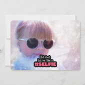 Retro Camera Selfie Verjaardagsfeestfoto Kaart (Achterkant)