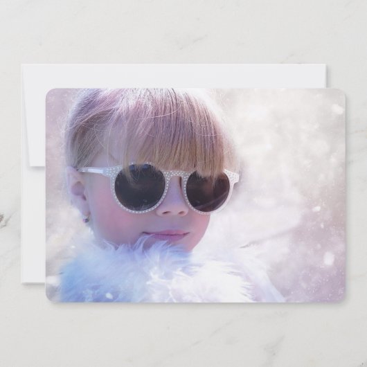 Retro Camera Verjaardagsfeestfoto Kaart (Achterkant)