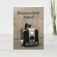 Retro Camera voor het krijgen van oude verjaardag